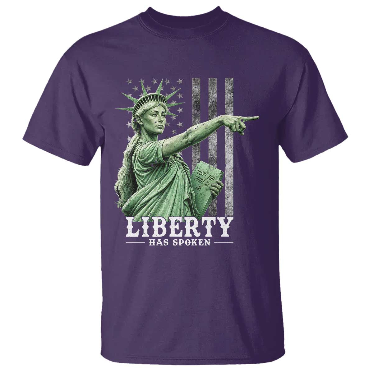 Liberty Has Spoken T Shirt Funny Basketball Statue of Liberty Pointing Meme