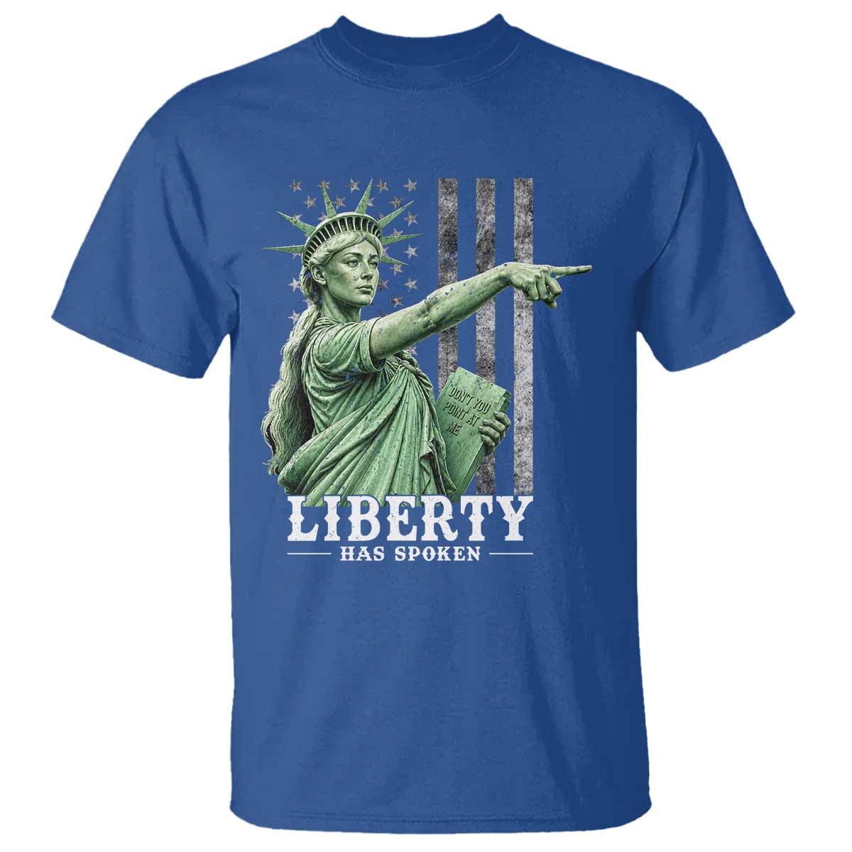 Liberty Has Spoken T Shirt Funny Basketball Statue of Liberty Pointing Meme