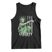 Liberty Has Spoken Tank Top Funny Basketball Statue of Liberty Pointing Meme