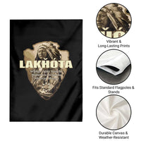 Chief Spotted Elk Lakhota Lakota Sioux Native American Indian Garden Flag - Wonder Print Shop