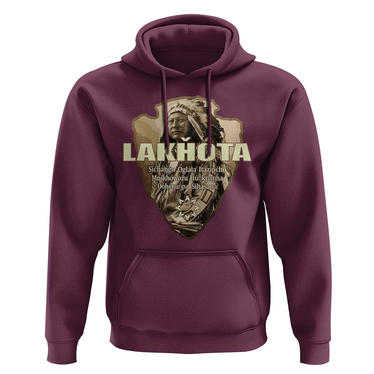 Chief Spotted Elk Lakhota Lakota Sioux Native American Indian Hoodie - Wonder Print Shop