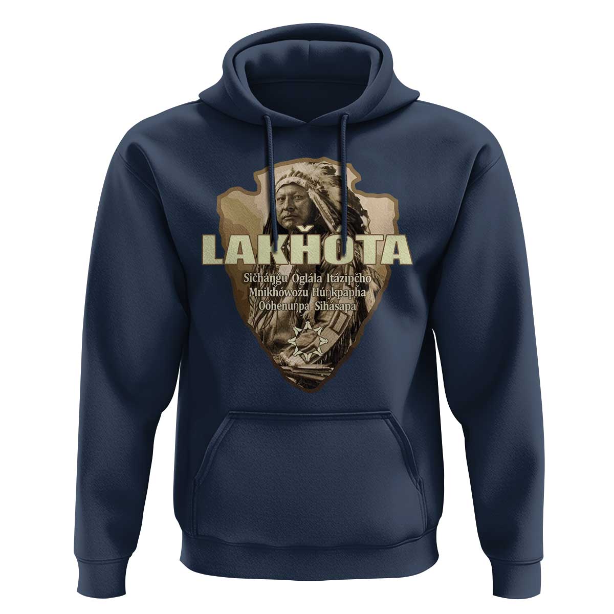 Chief Spotted Elk Lakhota Lakota Sioux Native American Indian Hoodie - Wonder Print Shop