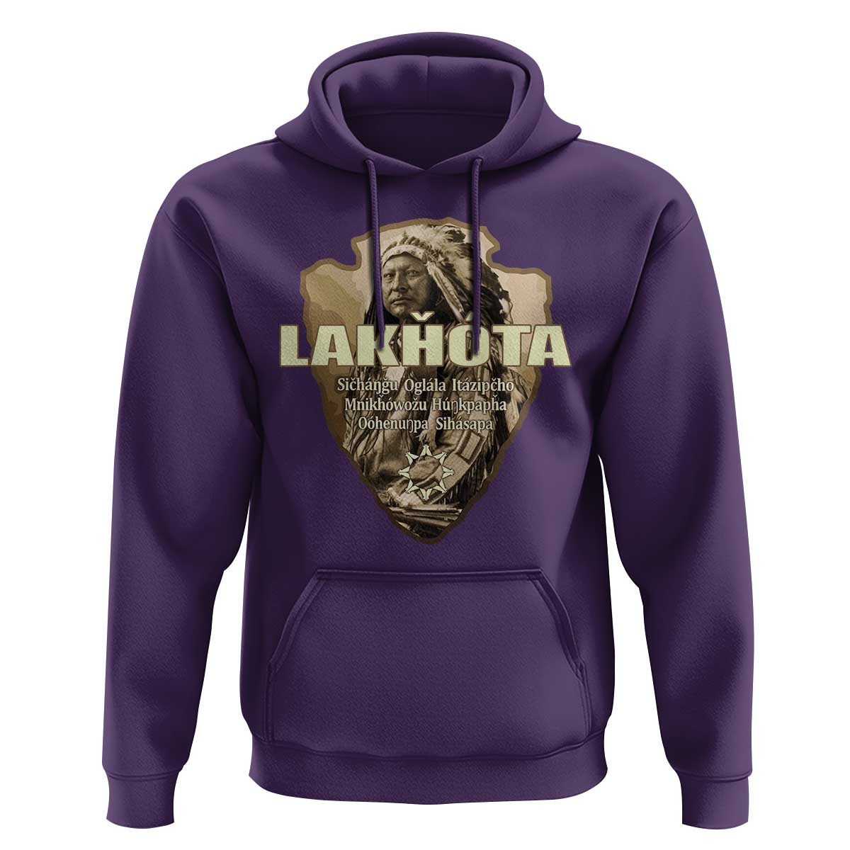 Chief Spotted Elk Lakhota Lakota Sioux Native American Indian Hoodie - Wonder Print Shop