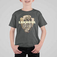 Chief Spotted Elk Lakhota Lakota Sioux Native American Indian T Shirt For Kid - Wonder Print Shop