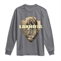 Chief Spotted Elk Lakhota Lakota Sioux Native American Indian Long Sleeve Shirt - Wonder Print Shop