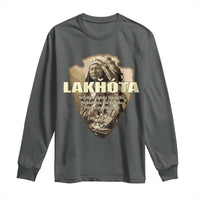Chief Spotted Elk Lakhota Lakota Sioux Native American Indian Long Sleeve Shirt - Wonder Print Shop