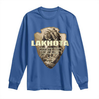 Chief Spotted Elk Lakhota Lakota Sioux Native American Indian Long Sleeve Shirt - Wonder Print Shop