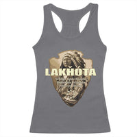 Chief Spotted Elk Lakhota Lakota Sioux Native American Indian Racerback Tank Top - Wonder Print Shop