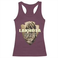 Chief Spotted Elk Lakhota Lakota Sioux Native American Indian Racerback Tank Top - Wonder Print Shop