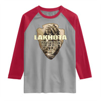 Chief Spotted Elk Lakhota Lakota Sioux Native American Indian Raglan Shirt - Wonder Print Shop