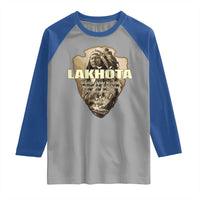 Chief Spotted Elk Lakhota Lakota Sioux Native American Indian Raglan Shirt - Wonder Print Shop