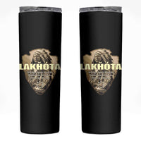 Chief Spotted Elk Lakhota Lakota Sioux Native American Indian Skinny Tumbler - Wonder Print Shop
