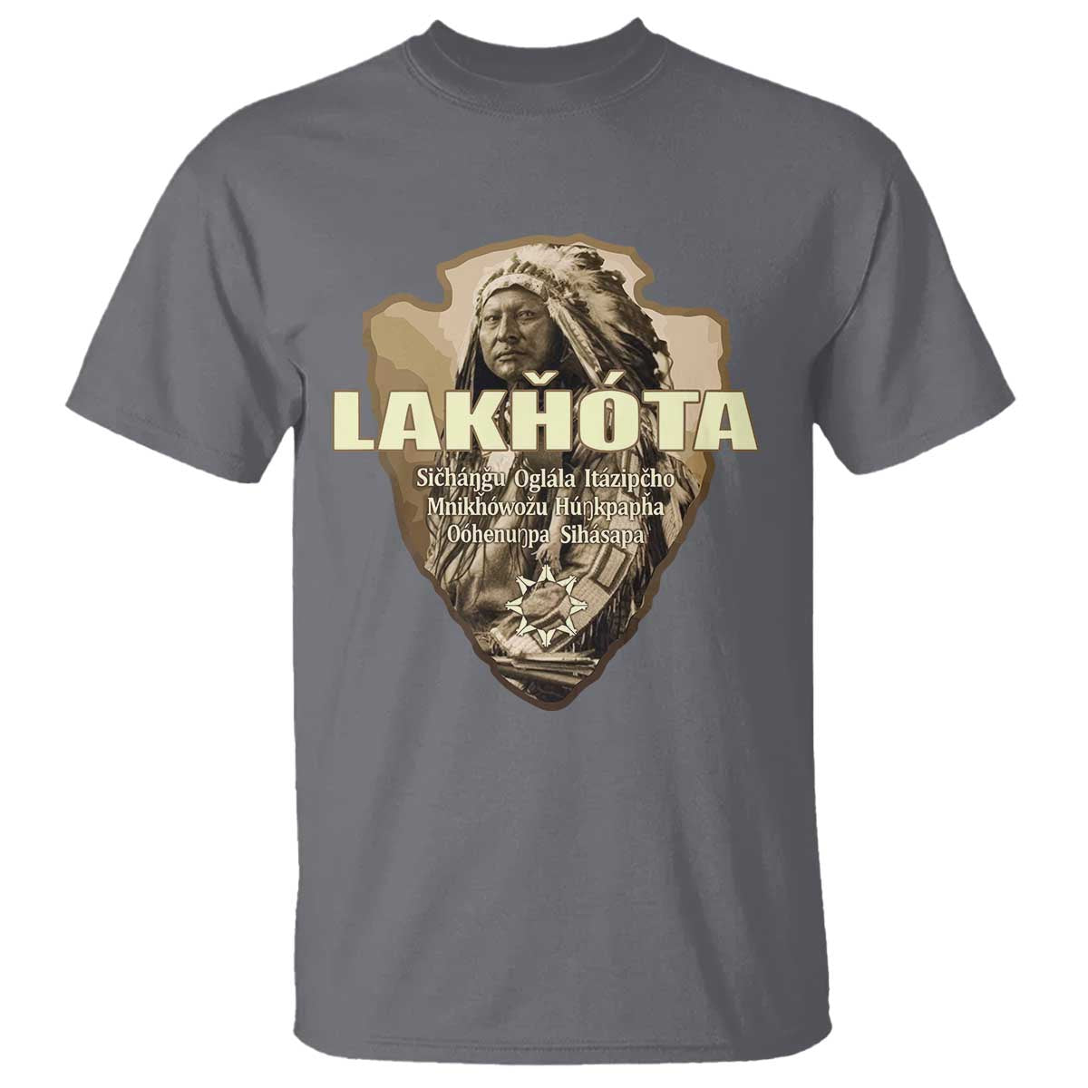 Chief Spotted Elk Lakhota Lakota Sioux Native American Indian T Shirt - Wonder Print Shop