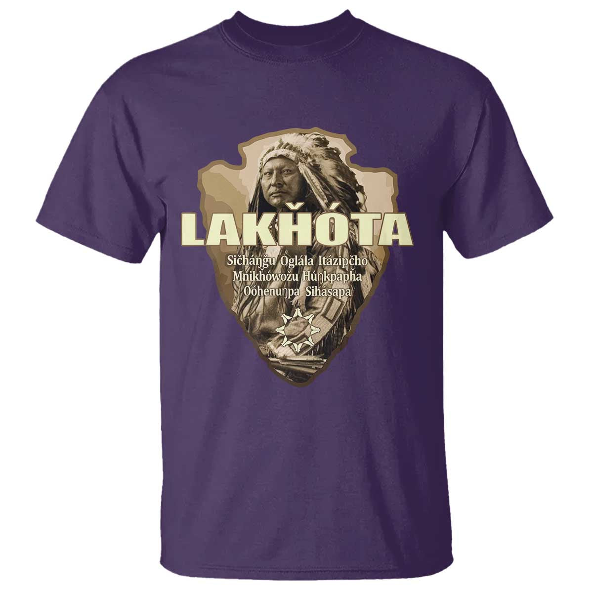 Chief Spotted Elk Lakhota Lakota Sioux Native American Indian T Shirt - Wonder Print Shop