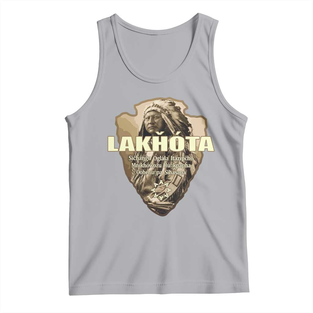 Chief Spotted Elk Lakhota Lakota Sioux Native American Indian Tank Top - Wonder Print Shop
