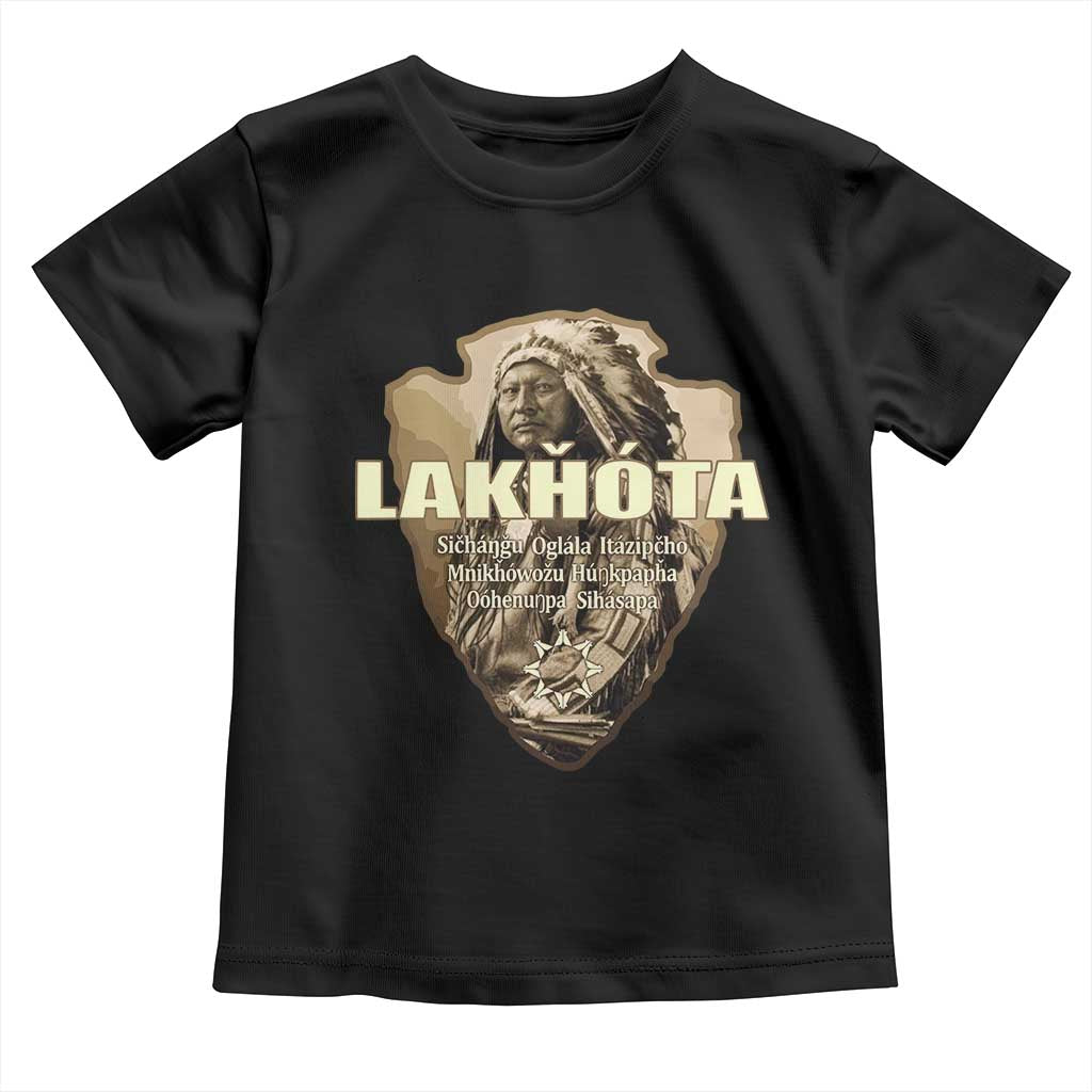 Chief Spotted Elk Lakhota Lakota Sioux Native American Indian Toddler T Shirt - Wonder Print Shop