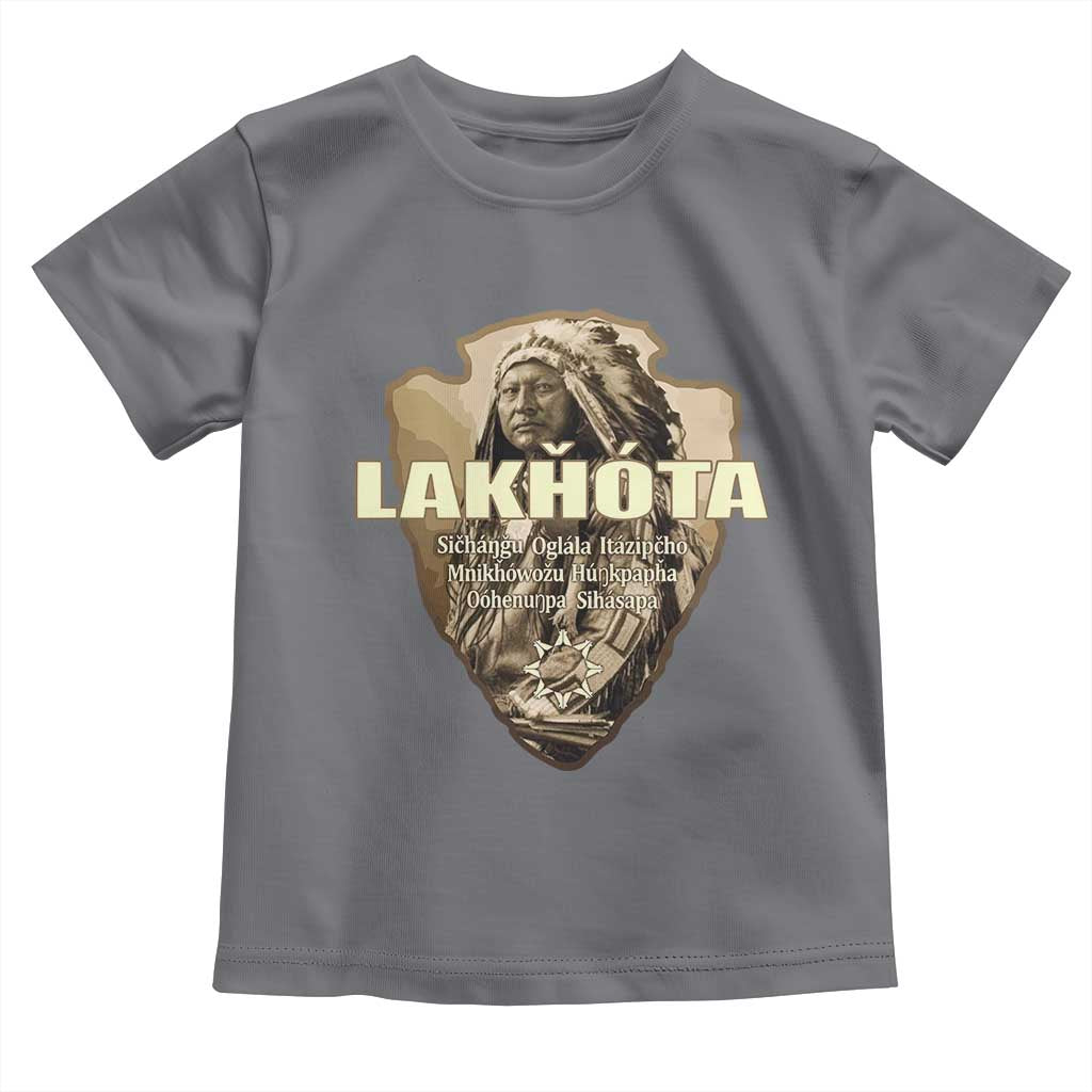 Chief Spotted Elk Lakhota Lakota Sioux Native American Indian Toddler T Shirt - Wonder Print Shop