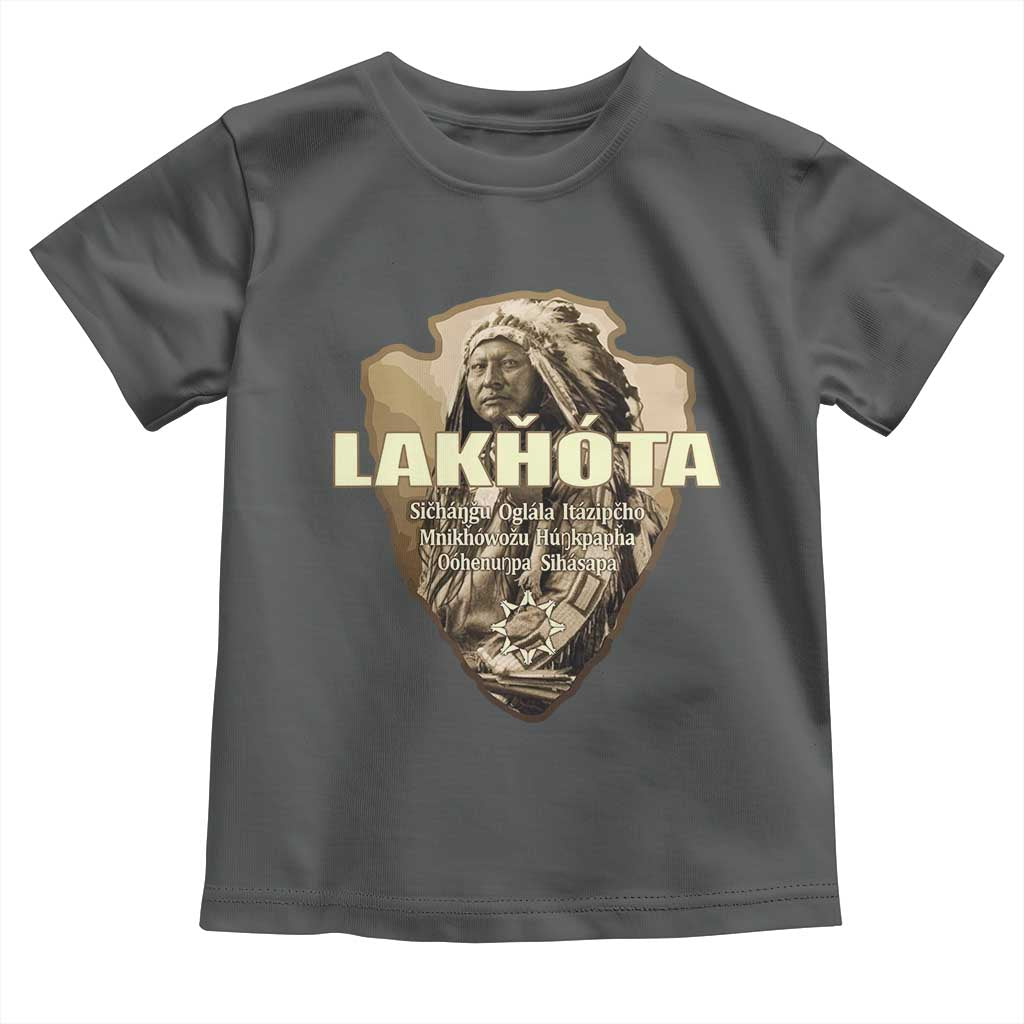 Chief Spotted Elk Lakhota Lakota Sioux Native American Indian Toddler T Shirt - Wonder Print Shop