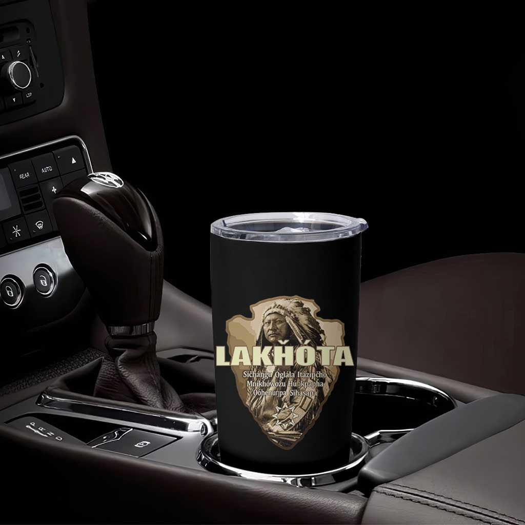 Chief Spotted Elk Lakhota Lakota Sioux Native American Indian Tumbler Cup - Wonder Print Shop