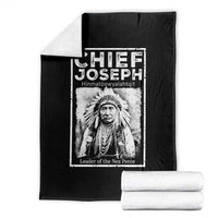 Native American Chief Joseph Throw Blanket Leader Of The Nez Perce Indian History - Wonder Print Shop