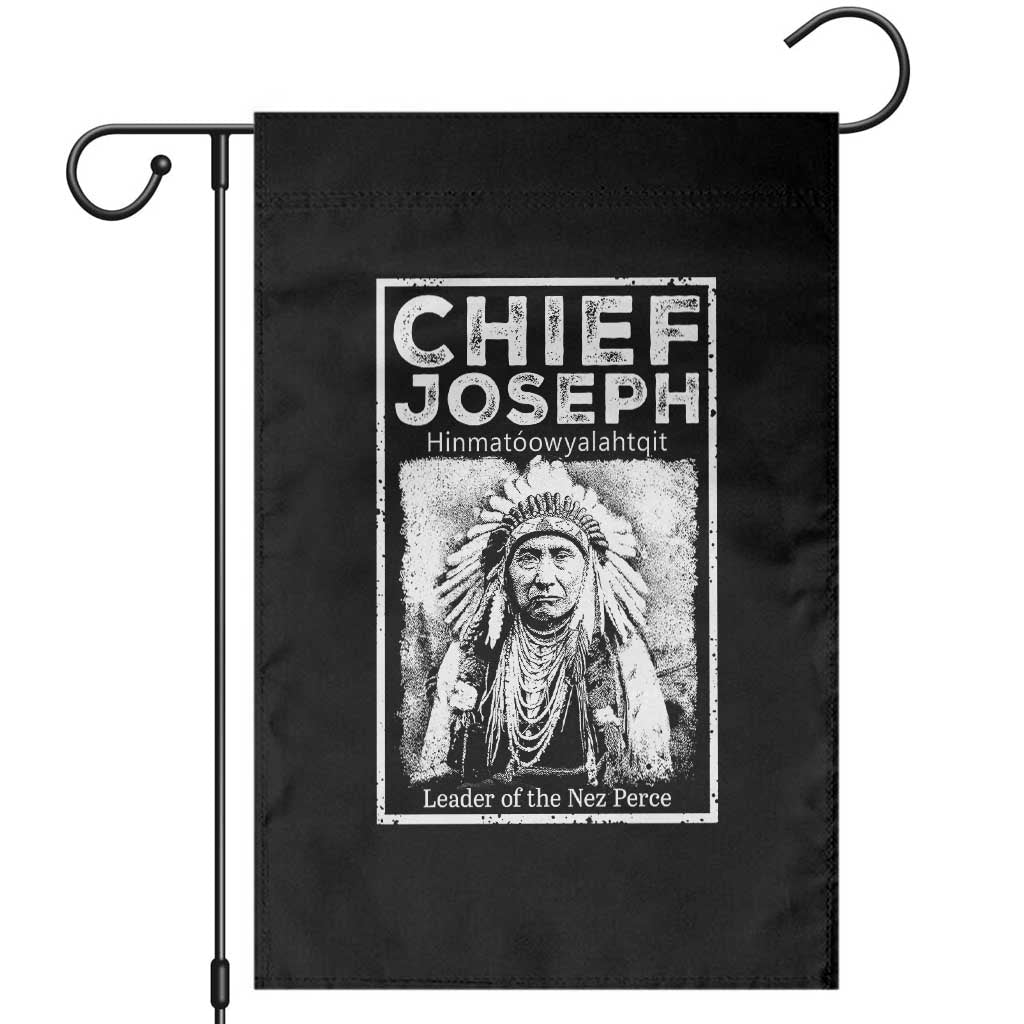 Native American Chief Joseph Garden Flag Leader Of The Nez Perce Indian History - Wonder Print Shop