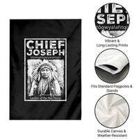 Native American Chief Joseph Garden Flag Leader Of The Nez Perce Indian History - Wonder Print Shop
