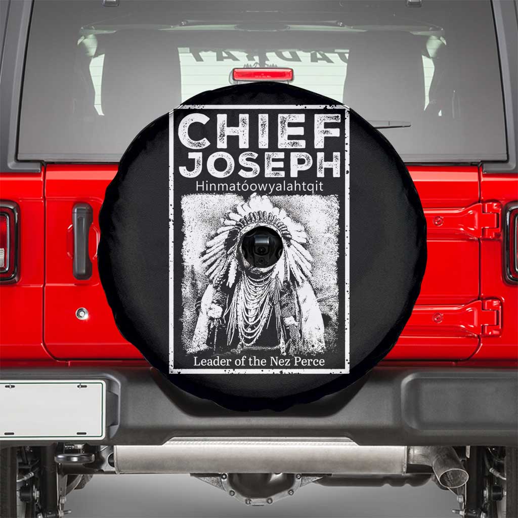 Native American Chief Joseph Spare Tire Cover Leader Of The Nez Perce Indian History - Wonder Print Shop
