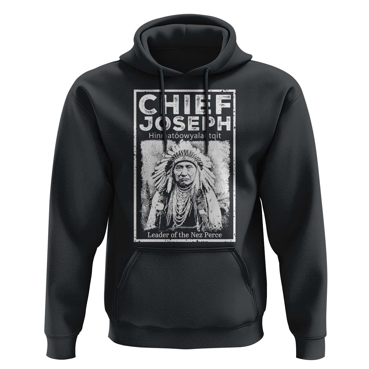 Native American Chief Joseph Hoodie Leader Of The Nez Perce Indian History - Wonder Print Shop