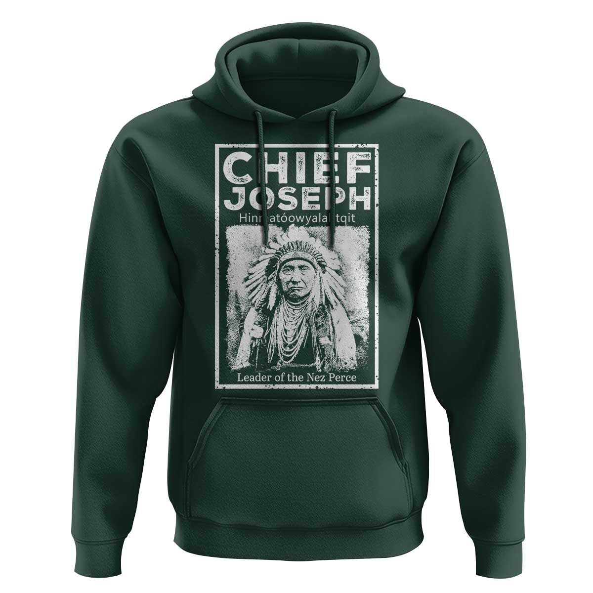 Native American Chief Joseph Hoodie Leader Of The Nez Perce Indian History - Wonder Print Shop