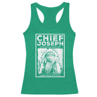 Native American Chief Joseph Racerback Tank Top Leader Of The Nez Perce Indian History - Wonder Print Shop