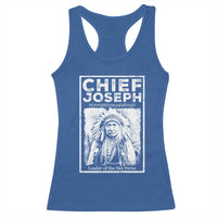 Native American Chief Joseph Racerback Tank Top Leader Of The Nez Perce Indian History - Wonder Print Shop
