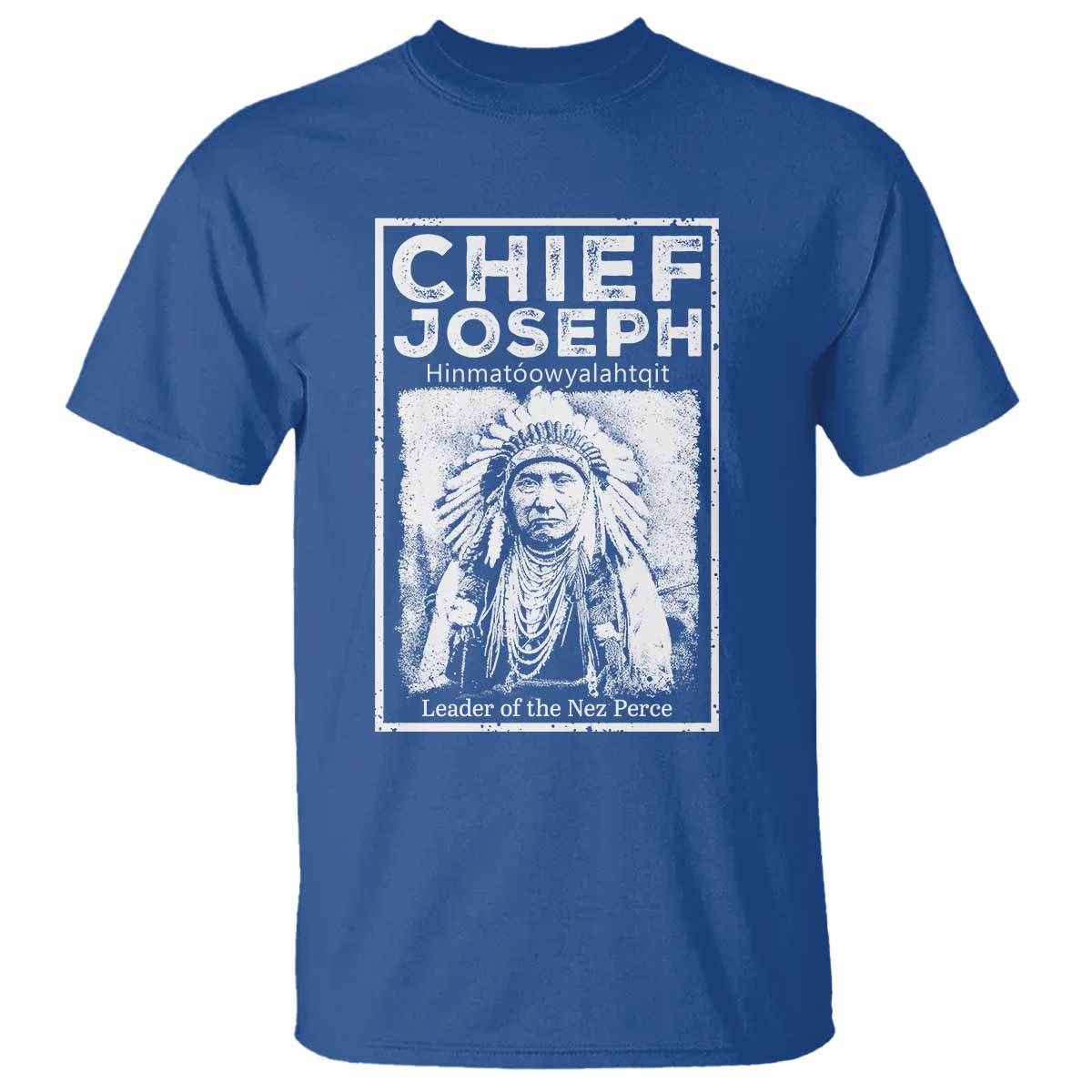 Native American Chief Joseph T Shirt Leader Of The Nez Perce Indian History - Wonder Print Shop