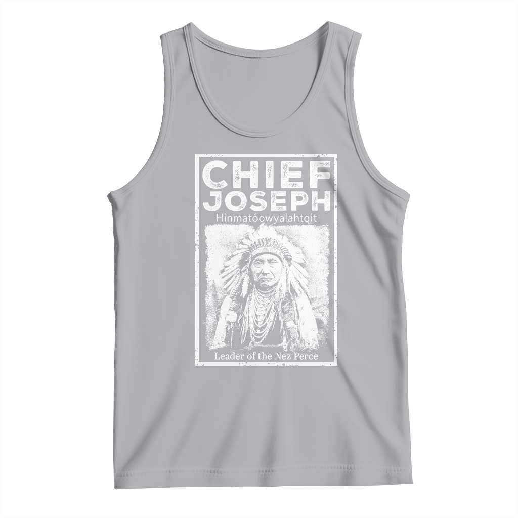Native American Chief Joseph Tank Top Leader Of The Nez Perce Indian History - Wonder Print Shop