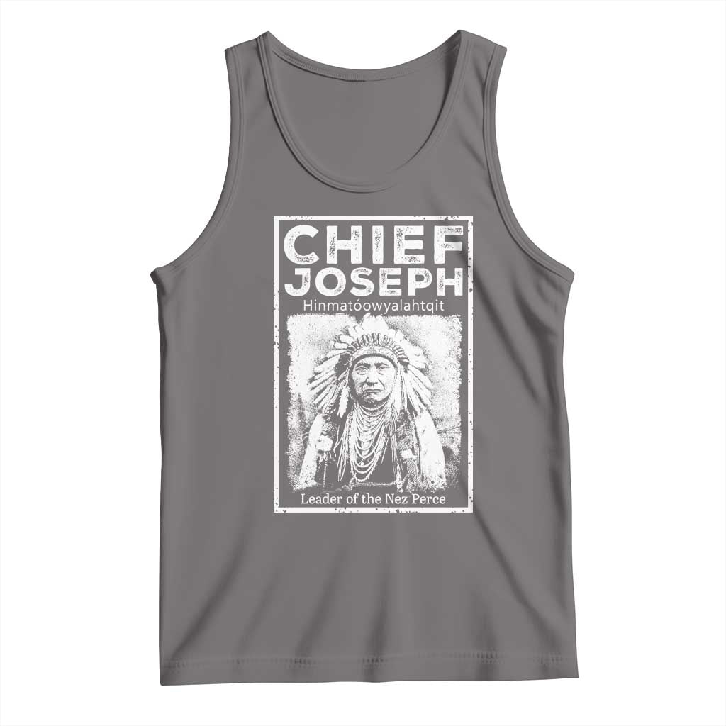Native American Chief Joseph Tank Top Leader Of The Nez Perce Indian History - Wonder Print Shop