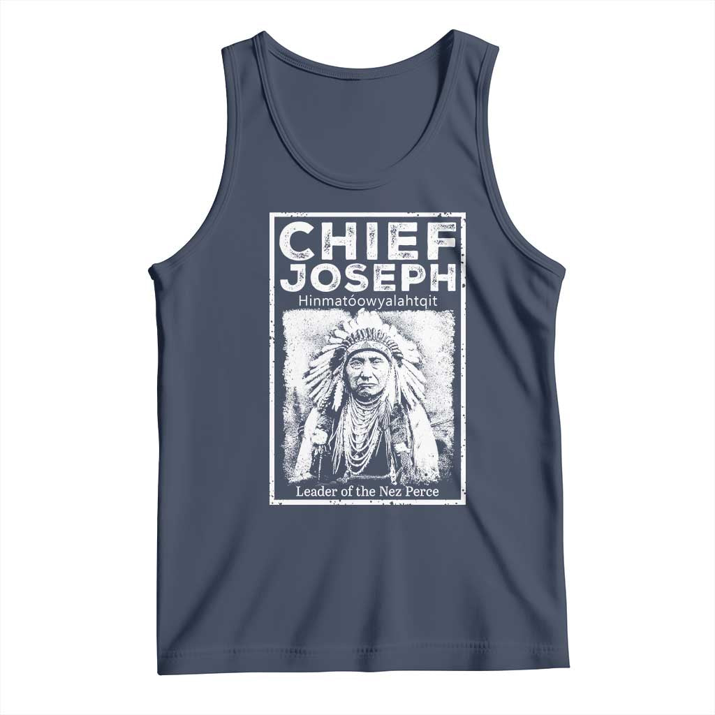 Native American Chief Joseph Tank Top Leader Of The Nez Perce Indian History - Wonder Print Shop
