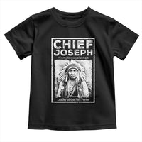 Native American Chief Joseph Toddler T Shirt Leader Of The Nez Perce Indian History - Wonder Print Shop