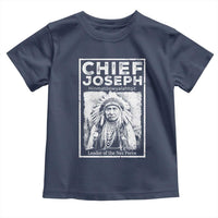 Native American Chief Joseph Toddler T Shirt Leader Of The Nez Perce Indian History - Wonder Print Shop