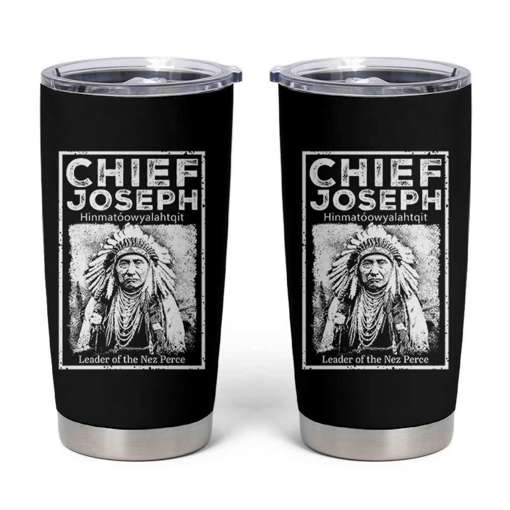 Native American Chief Joseph Tumbler Cup Leader Of The Nez Perce Indian History - Wonder Print Shop