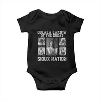 Oglala Lakota Of The Great Sioux Nation Baby Onesie Native American Chiefs - Wonder Print Shop