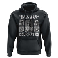 Oglala Lakota Of The Great Sioux Nation Hoodie Native American Chiefs - Wonder Print Shop