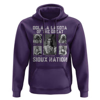 Oglala Lakota Of The Great Sioux Nation Hoodie Native American Chiefs - Wonder Print Shop
