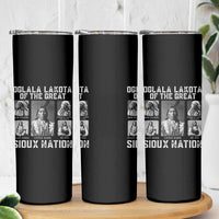 Oglala Lakota Of The Great Sioux Nation Skinny Tumbler Native American Chiefs - Wonder Print Shop
