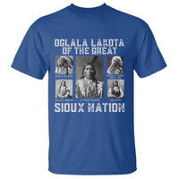 Oglala Lakota Of The Great Sioux Nation T Shirt Native American Chiefs - Wonder Print Shop