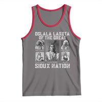 Oglala Lakota Of The Great Sioux Nation Tank Top Native American Chiefs - Wonder Print Shop