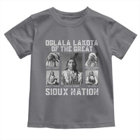 Oglala Lakota Of The Great Sioux Nation Toddler T Shirt Native American Chiefs - Wonder Print Shop