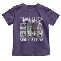 Oglala Lakota Of The Great Sioux Nation Toddler T Shirt Native American Chiefs - Wonder Print Shop