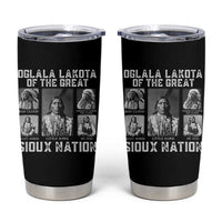 Oglala Lakota Of The Great Sioux Nation Tumbler Cup Native American Chiefs - Wonder Print Shop