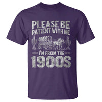 Funny Please Be Patient With Me I'm From The 1900s T Shirt Vintage Carriage - Wonder Print Shop
