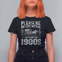 Funny Please Be Patient With Me I'm From The 1900s T Shirt For Women Vintage Carriage - Wonder Print Shop