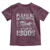 Funny Please Be Patient With Me I'm From The 1900s Toddler T Shirt Vintage Carriage - Wonder Print Shop